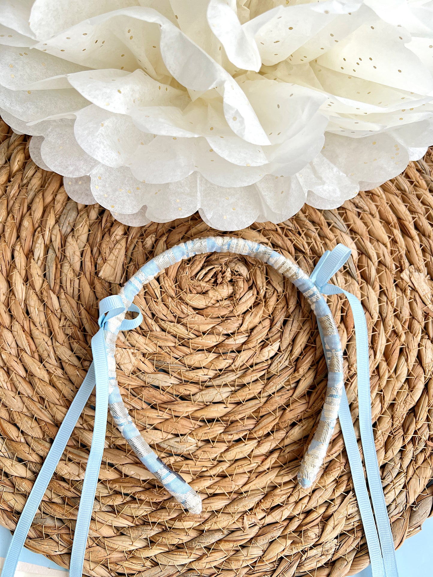 Kurdeleli Taç // Blue