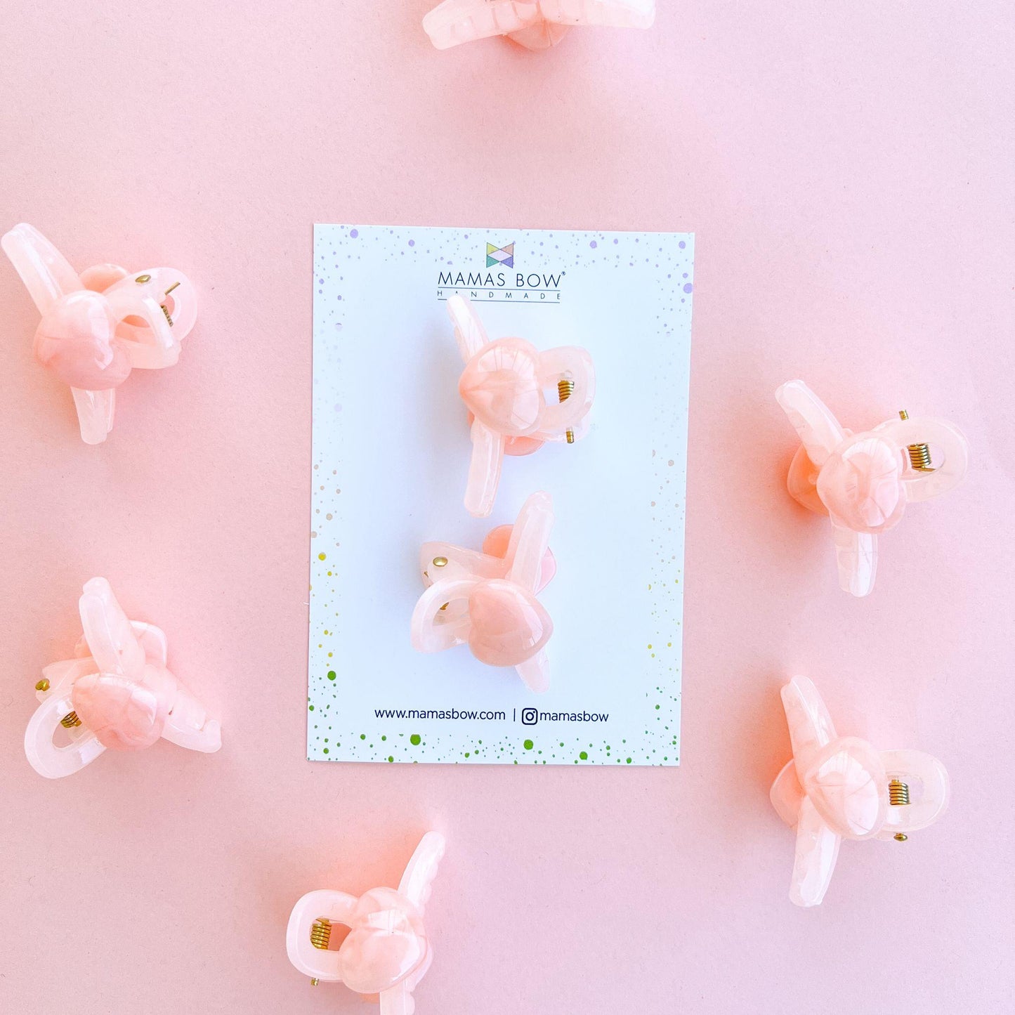 Mini Kalpli Mandal Toka // Peach