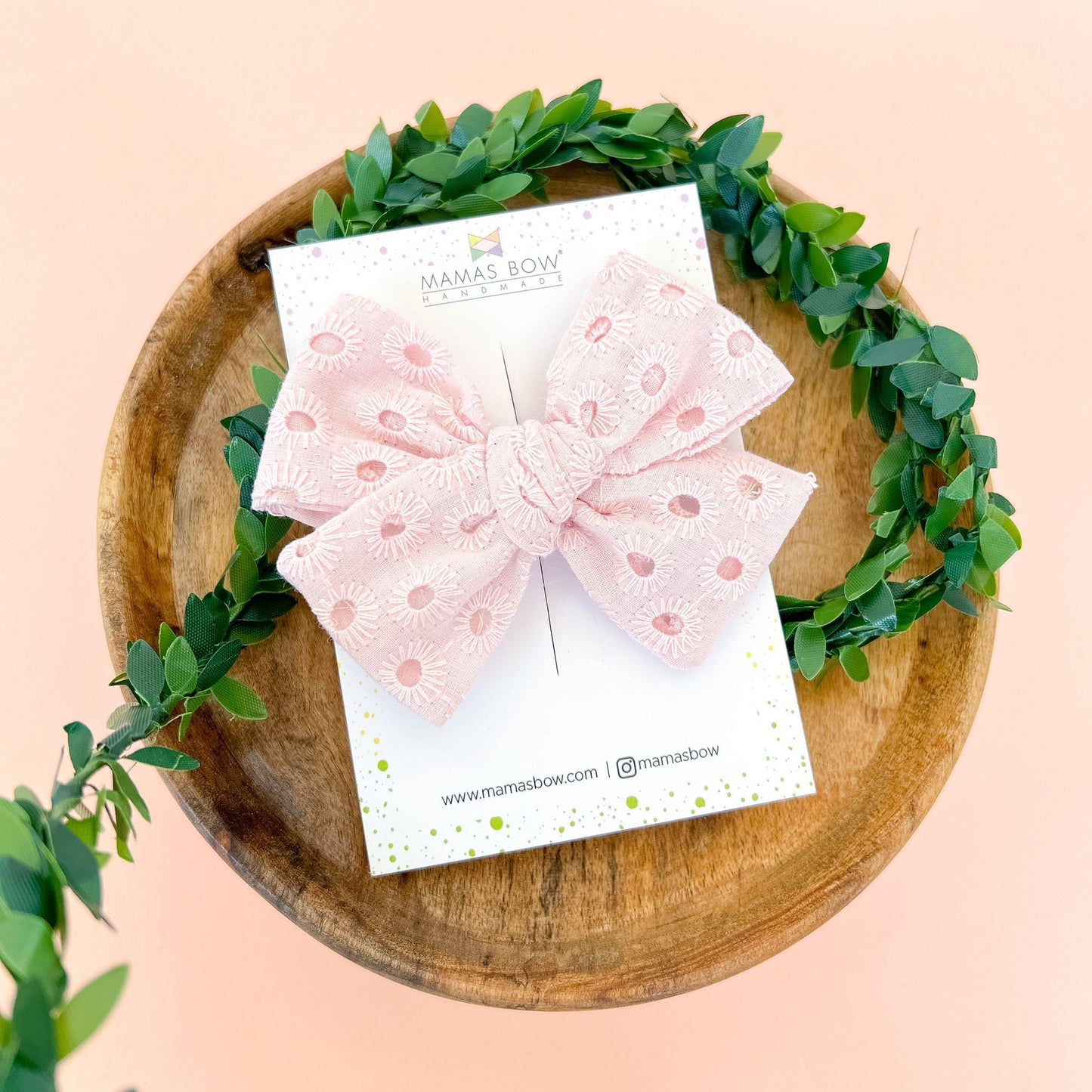 Large Fırıldak // Baby Pink Eyelet