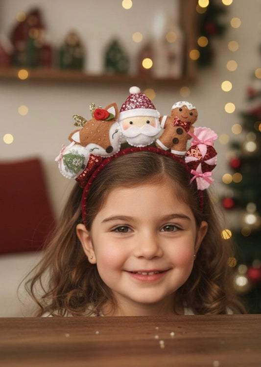 Yılbaşı Keçe Figürlü El Yapımı Taç