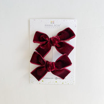 Kurdele Set // Kadife Wine