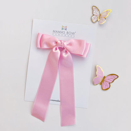Saten Kurdele Toka // Baby Pink