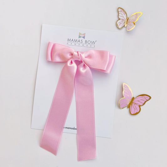 Saten Kurdele Toka // Baby Pink
