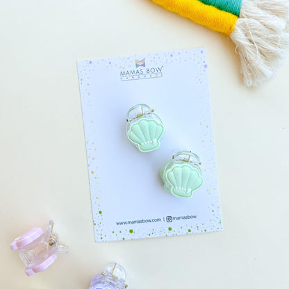 Mini İstiridye Mandal Toka // Mint