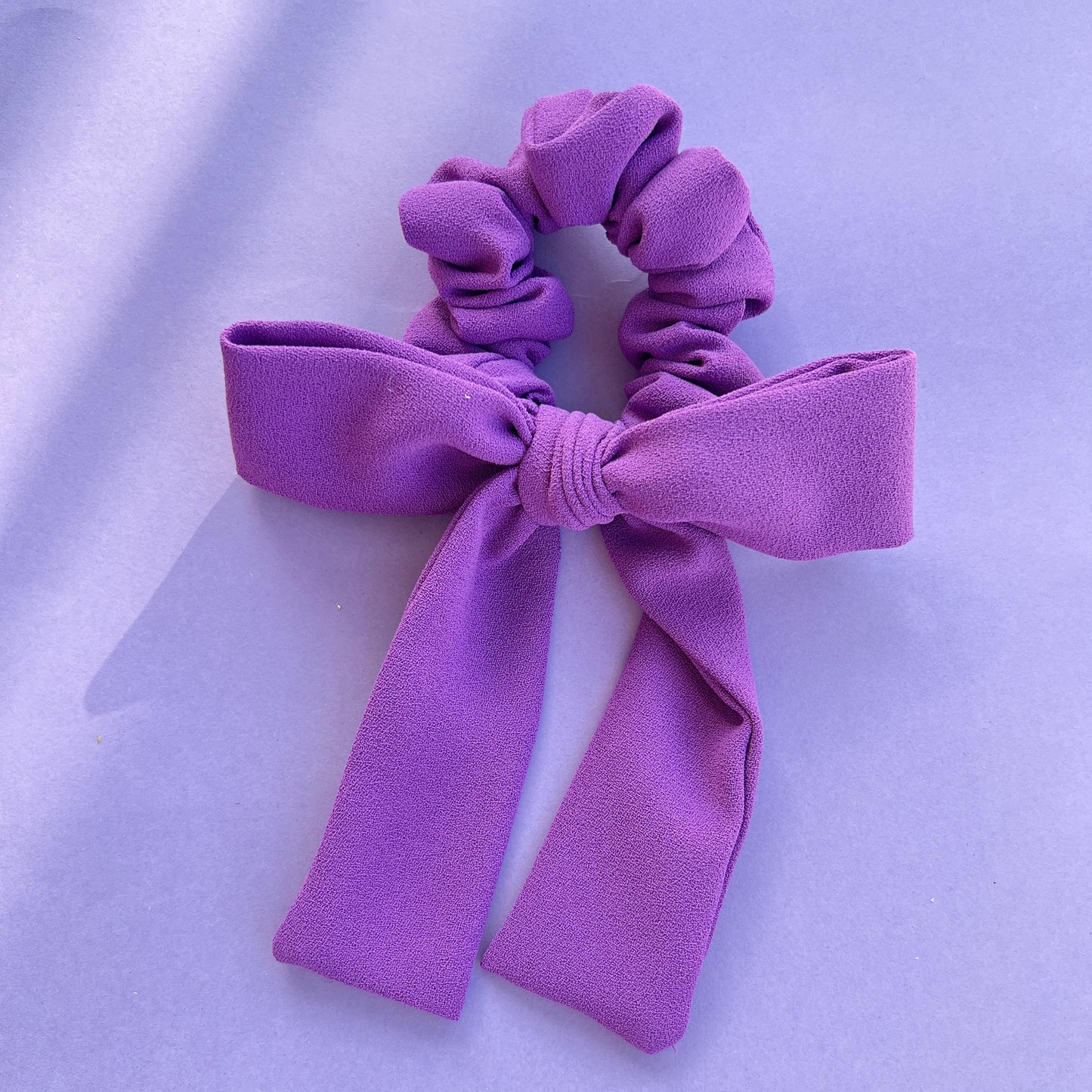 Kurdeleli Scrunchie // Purple